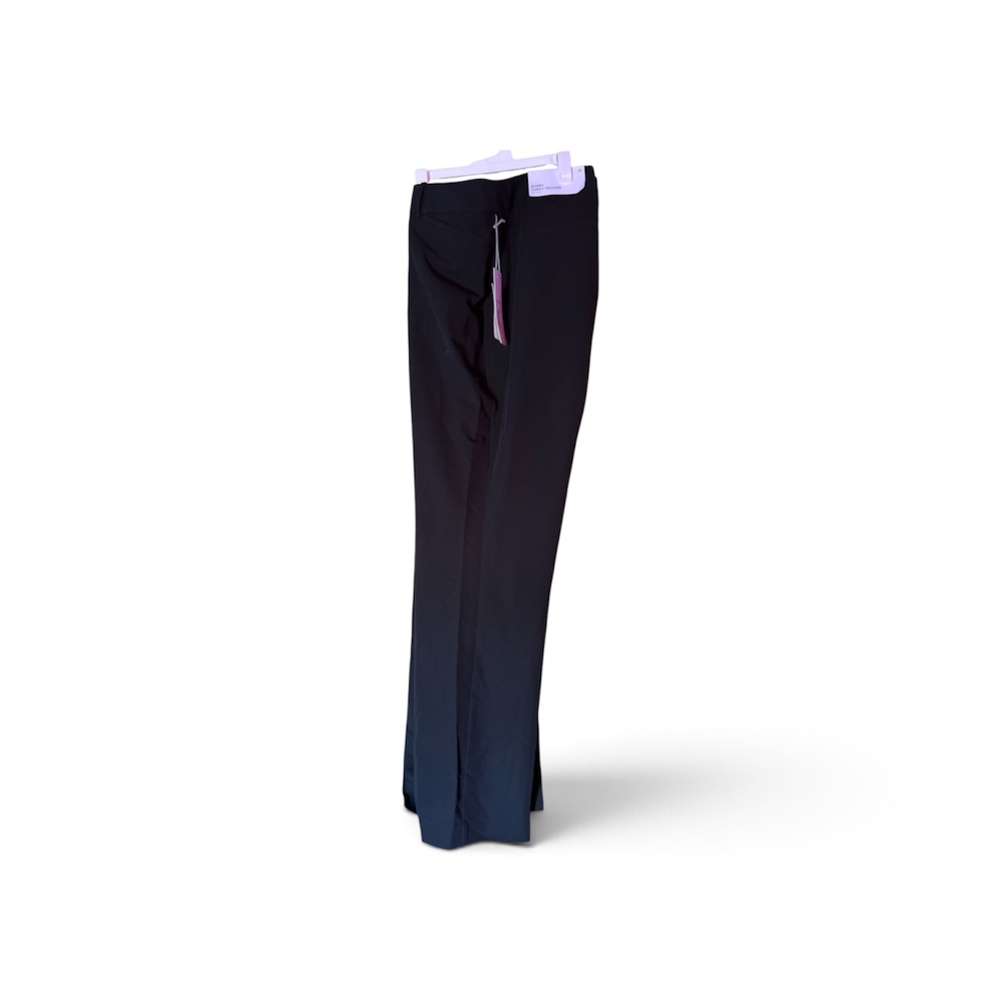 Liz Claiborne Audra Curvy Trouser Women's Black Pants Size 18 Mid-Rise Stretch